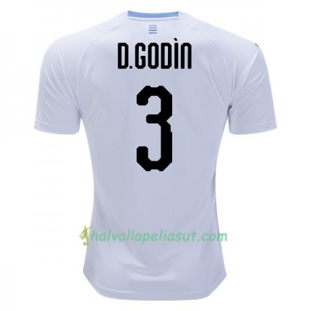 Jalkapallo Pelipaidat Uruguay D.Godin 3 World Cup 2018 Vieraspaita